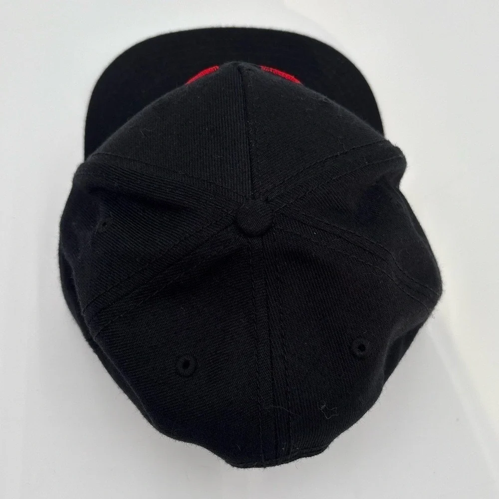 Pokémon Pikachu Black Snapback Hat Embroidered Logo Adjustable Cap